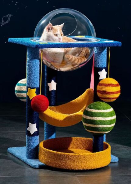 Cat climbing frame, space capsule, cat bed-Deer